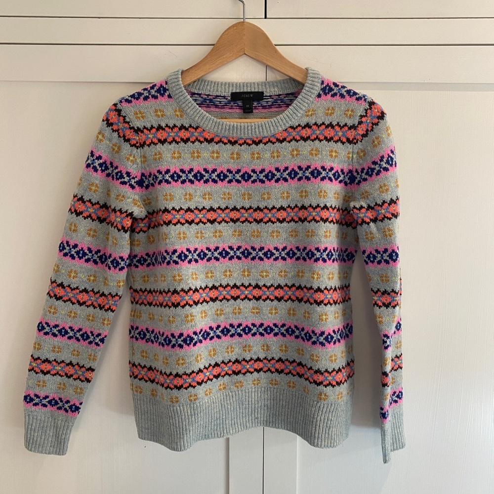 J. Crew Shetland sweater